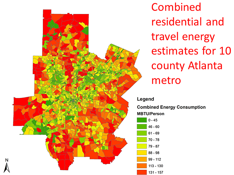 A map from the Urban Form and Energy Index project.