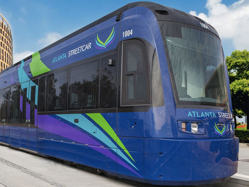 An image from the Atlanta Streetcar project.